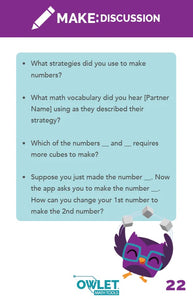 Owlet Math Tools - Cube Teacher Guide