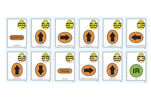 Giant Sequence Cards for Bee-Bot and Blue-Bot