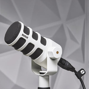 White Premium Rode PodCaster Pro II & PodMic Complete Set (4 users)