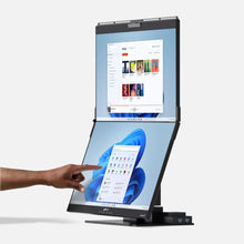 Load image into Gallery viewer, Mobile Pixels Geminos T Dual 24&quot; Stacked Monitor