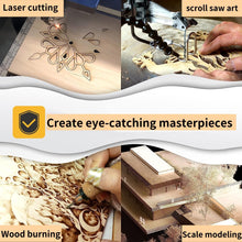Load image into Gallery viewer, Basswood Plywood Sheets for Laser Cutting (5 Pack)