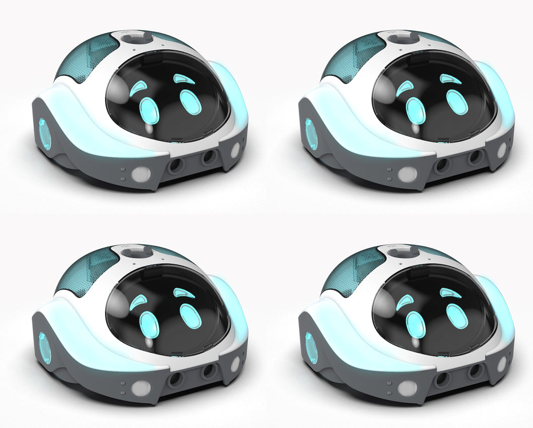 Loti-Bot Programmable Floor Robot - 4 pack