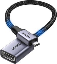 Load image into Gallery viewer, UGREEN Micro HDMI to HDMI 2.1 Adapter