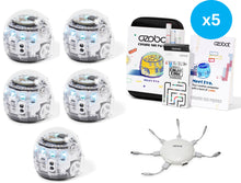 Load image into Gallery viewer, Ozobot Evo Kit of 5 with Charger
