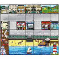 Large Seaside Mat for Bee-Bot and Blue-Bot (90 x 105cm)