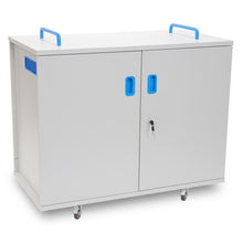 Load image into Gallery viewer, LapCabby Lyte 16 Vertical - 16 Device Mobile Charging Cabinet for VR Headsets - USB-C - Horizontal