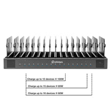 Load image into Gallery viewer, Shintaro 16-Port USB-C PD3.0 1000W GaN Charging Dock for Smartphone, Tablet, &amp; Notebook Devices &amp; Smart Power Management via InnovateCharger App