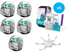 Load image into Gallery viewer, Ozobot Bit+ Kit of 5 with Charger