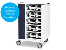 Load image into Gallery viewer, Meta Quest 3S VR Headsets with zioxi Charging and Storage Cart (20 Bay) Bundle