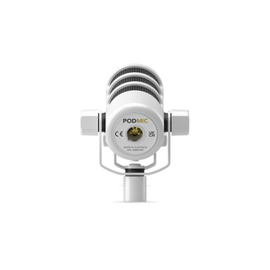 Rode White PodMic Microphone