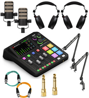 Premium Rode PodCaster Duo Starter Kit (2 users)