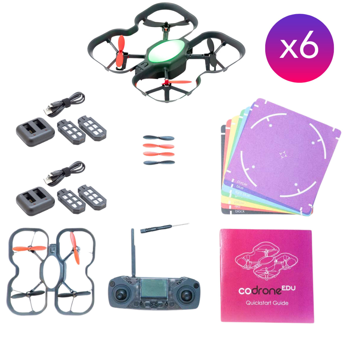 CoDrone EDU Mini Classroom Pack (6x pack) – Edtechs