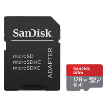 Load image into Gallery viewer, SanDisk 128GB Ultra microSDXC Memory Card