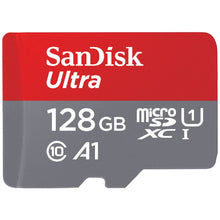 Load image into Gallery viewer, SanDisk 128GB Ultra microSDXC Memory Card