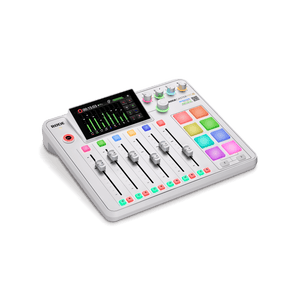 White Premium Rode PodCaster Pro II & PodMic Complete Set (4 users)
