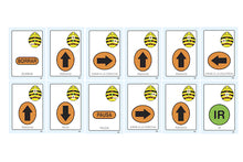 Load image into Gallery viewer, Giant Sequence Cards for Bee-Bot and Blue-Bot