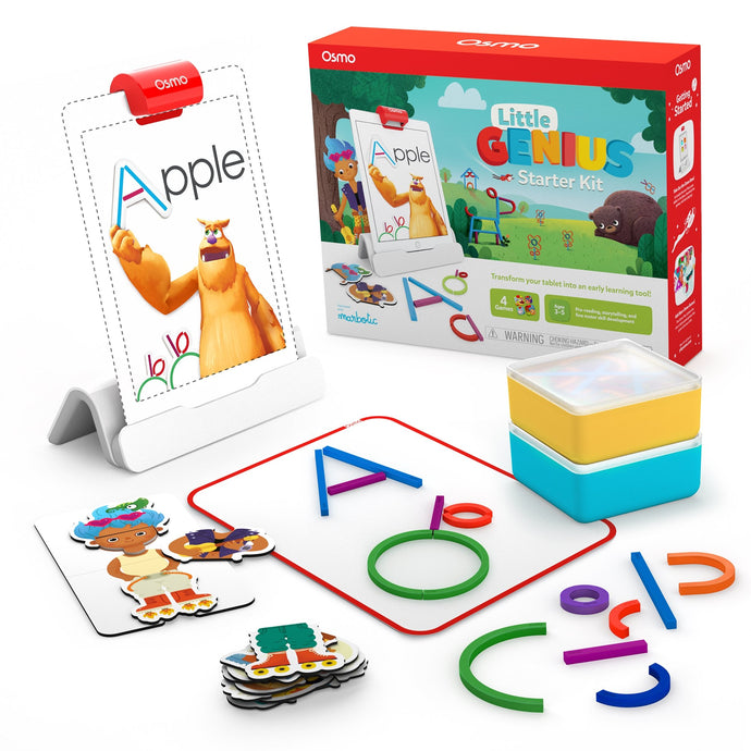 Osmo Little Genius Starter Kit for iPad for Ages 3-5 (Osmo Base included)