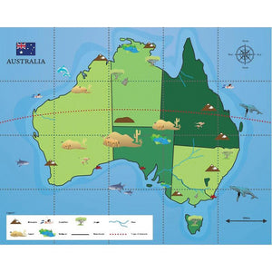 Australia Map for Bee-Bot and Blue-Bot