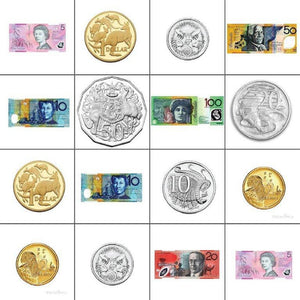 Australian Currency Mat for Bee-Bot and Blue Bot
