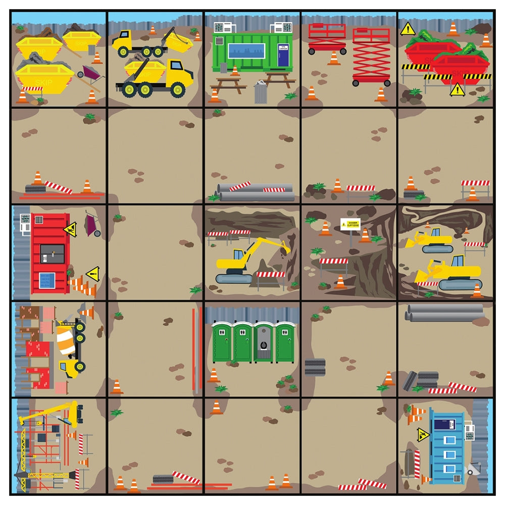 Construction Site Mat for Bee-Bot and Blue-Bot