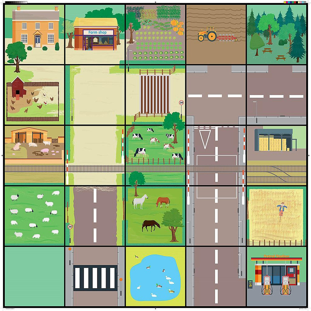 Country Side Mat for Bee-Bot and Blue-Bot