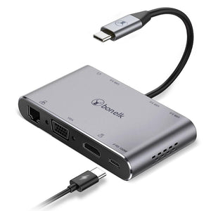 Bonelk USB-C 8-in-1 Multiport Adapter (Space Grey)