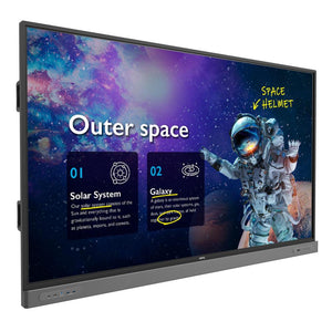 BenQ Master Series 86" IFP (Instashow 2, EzyWrite 6, Android 9.0, ClassroomCare Technology, 40-point IR touch, Wall Mount Supplied)