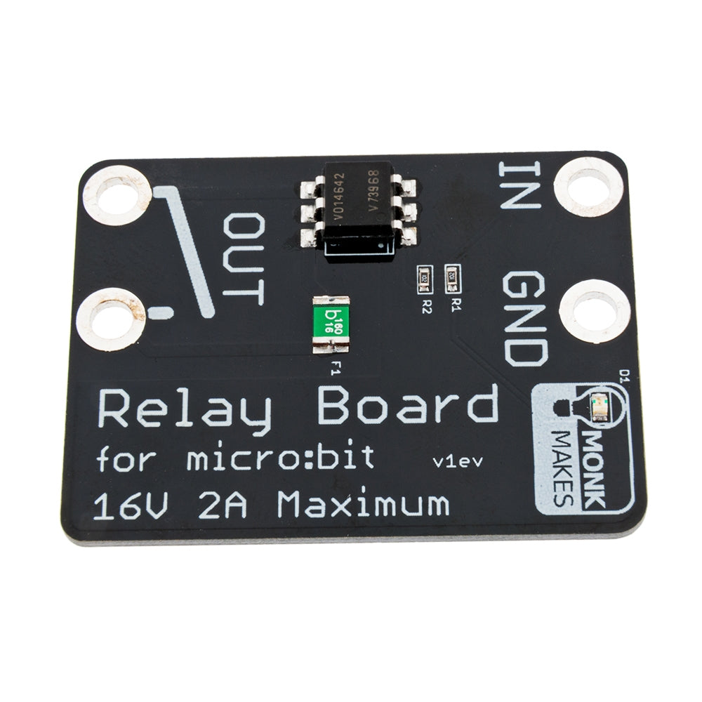 Monk Makes Relay Board for BBC micro:bit