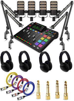 Rode PodCaster Pro II & PodMic Complete Set (4 users)