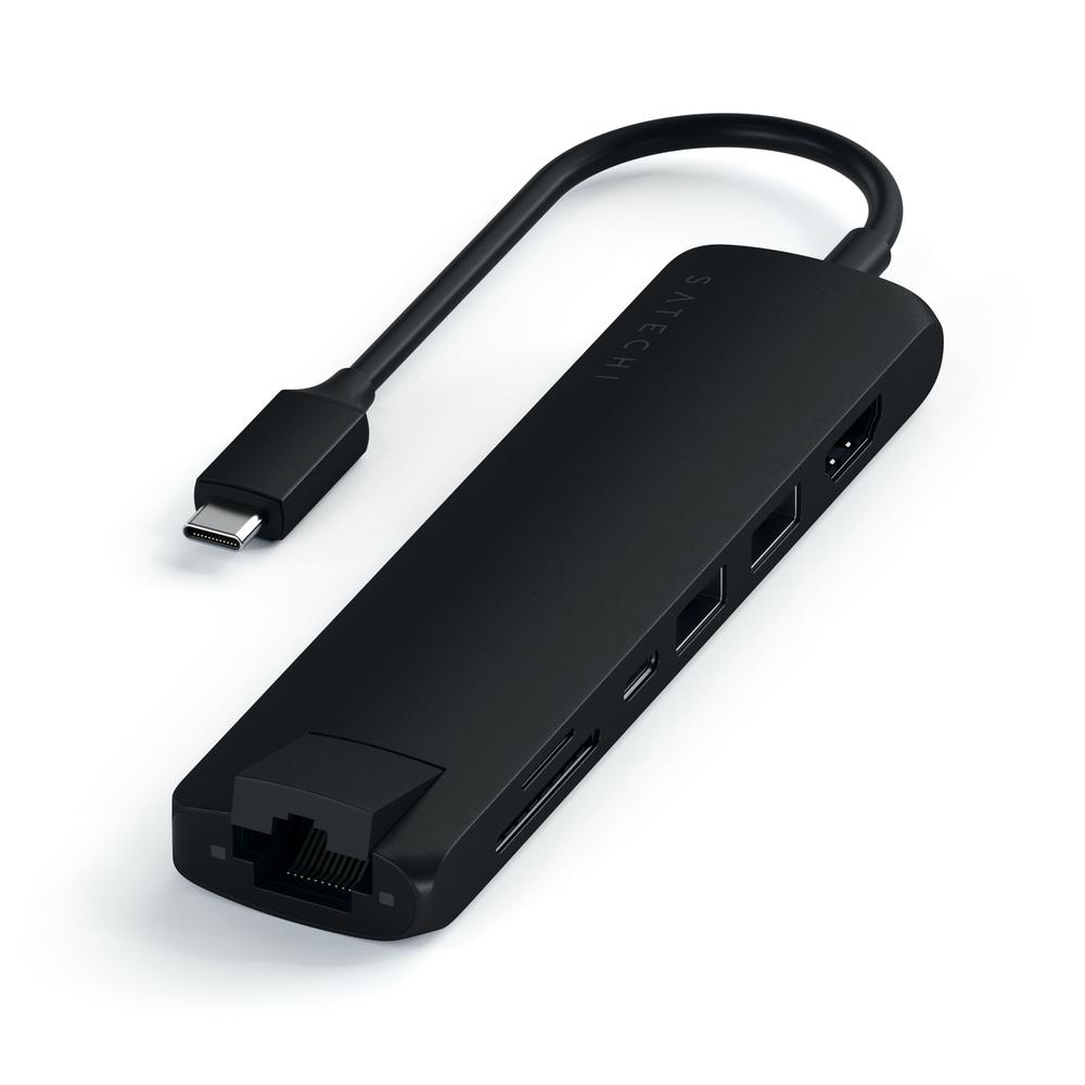 Satechi USB-C Slim Multiport with Ethernet Adapter