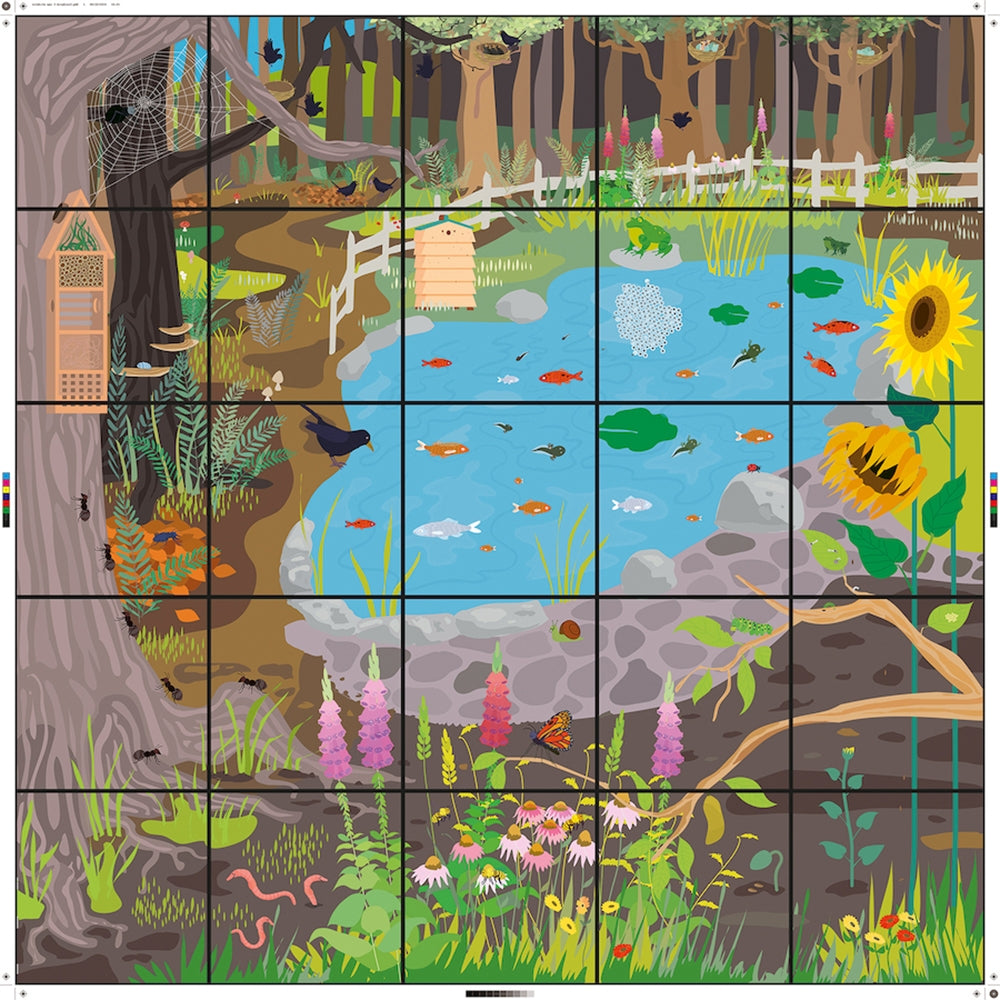 Wildlife Garden Mat for Bee-Bot and Blue-Bot