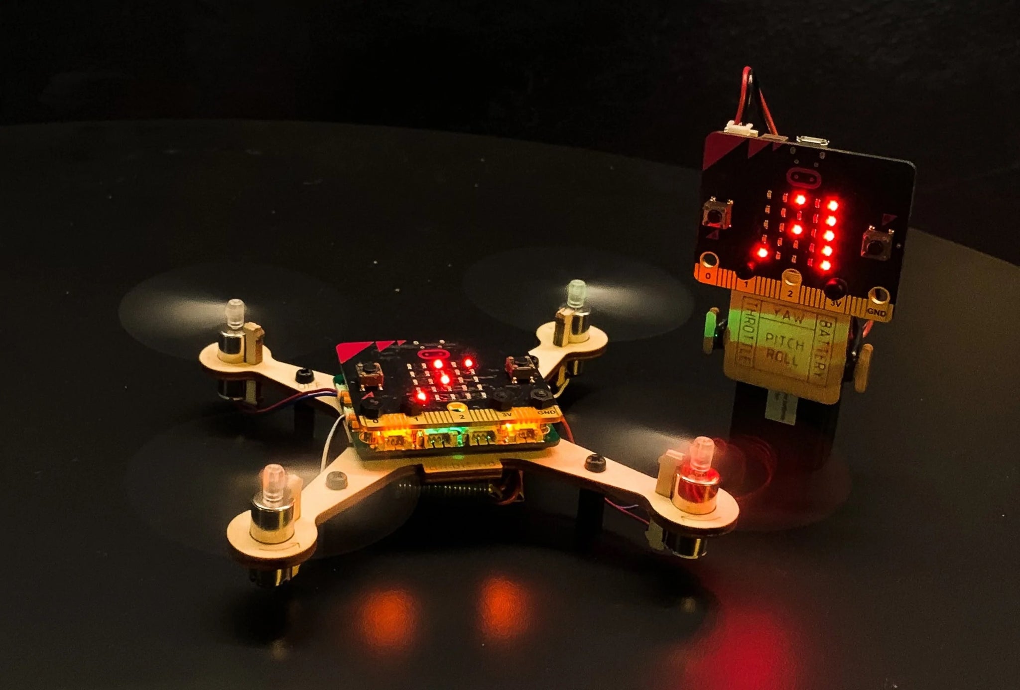Drone Programmable Make Code Micro Bit Air:bit 2 - The micro:bit Drone – Edtechs